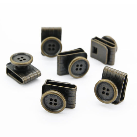 Suspender Buttons Antique Brass Sir Redman