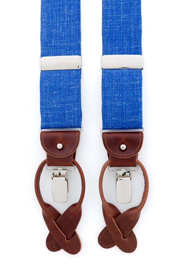 Albert Thurston bretels blauw