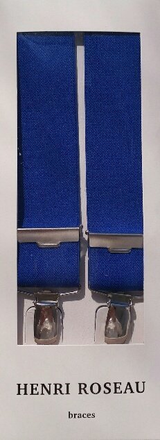 Blaue XL Hosenträger (130cm)
