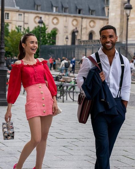 Trage deine Hosenträger wie Alfie aus Emily in Paris