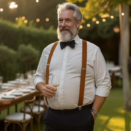 Extra lange Hosenträger für große Männer
