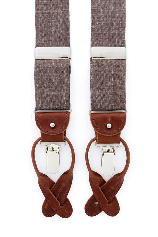 Albert Thurston bretels beige hardy minnis