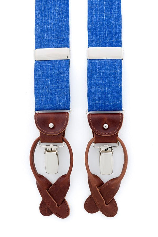 Albert Thurston bretels blauw
