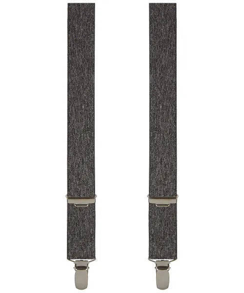 Bretels grijs patroon met stevige clips