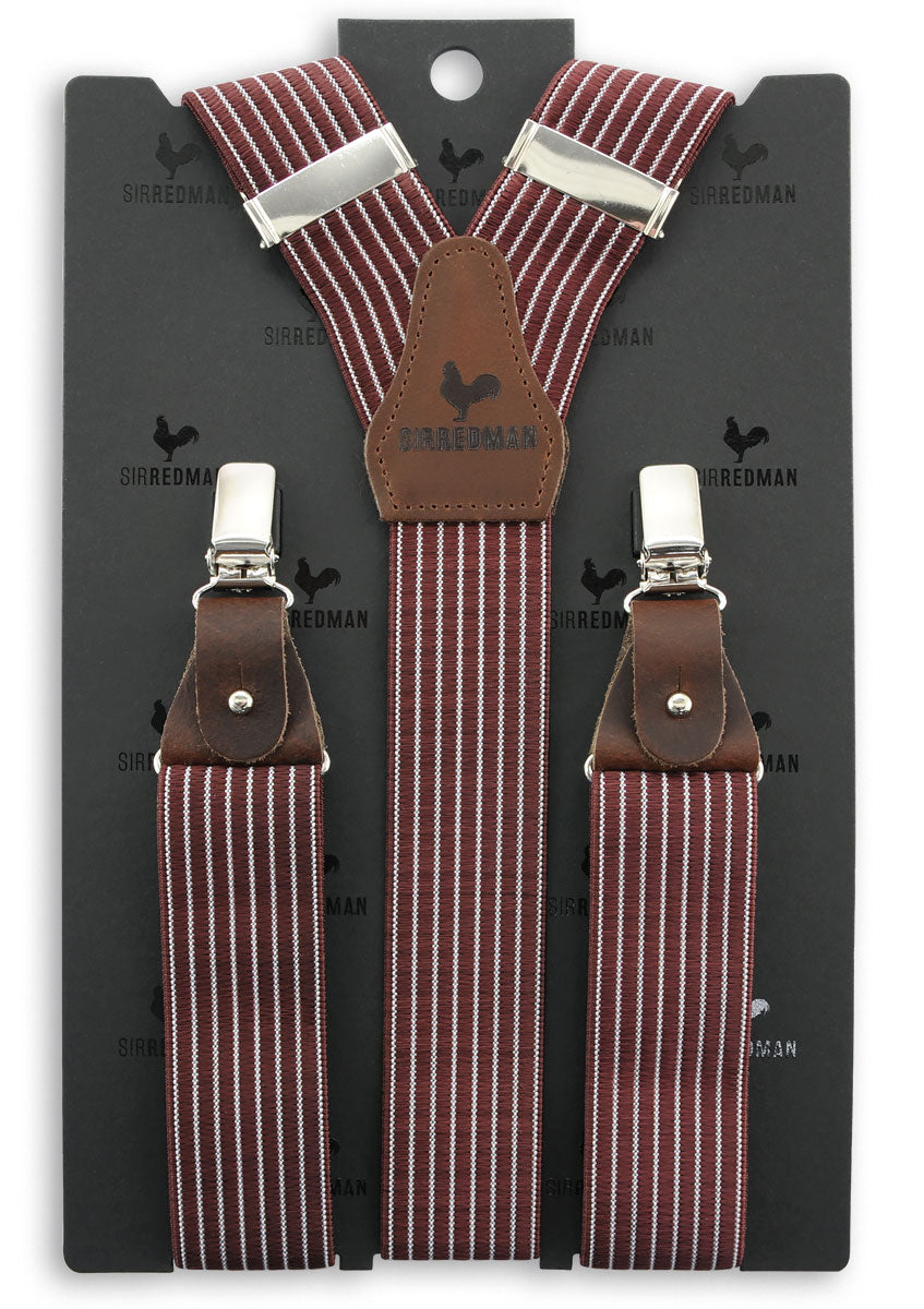 Sir Redman luxurious suspenders Striped Gent