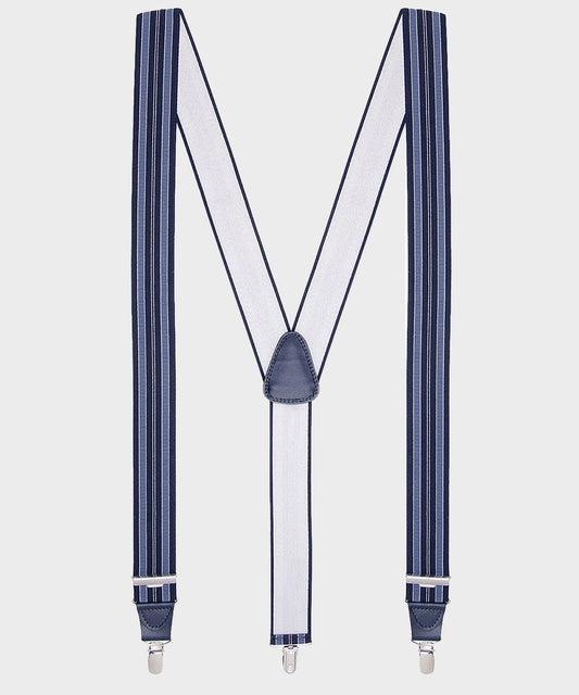 Hosenträger blau mit Streifen