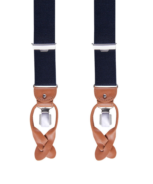 Blue suspenders