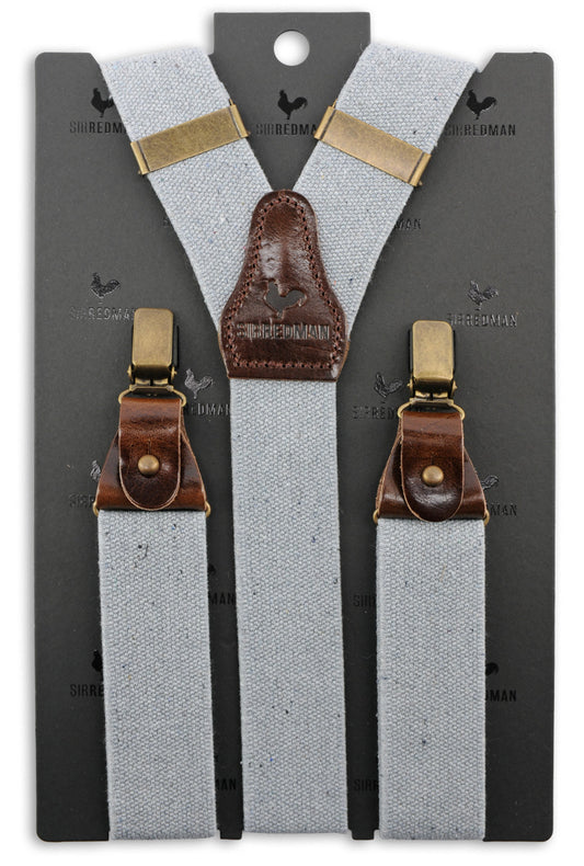 Sir Redman luxe bretels Richy Recycle grijs