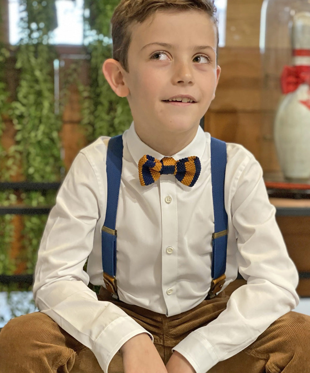 Bretelles Vintage Pour Enfants Union Suspenders - Motif Vie Marine Rouge, Neuves Avec étiquettes