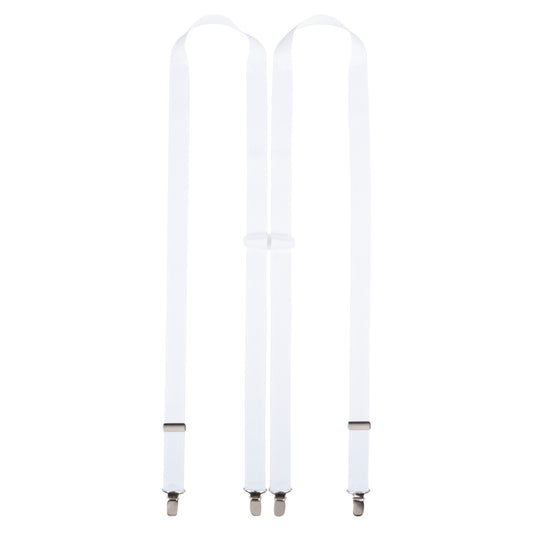 Daspartout - witte bretels - vier stevige clips - H model